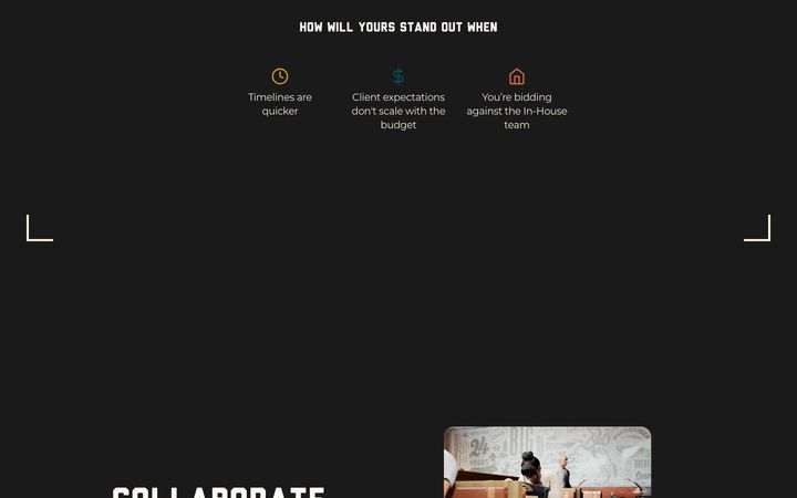 The shipped CamLock Films site, screen 4