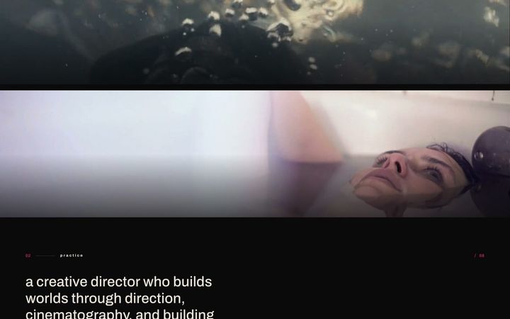 The hannahvarnell.com build, screen 3