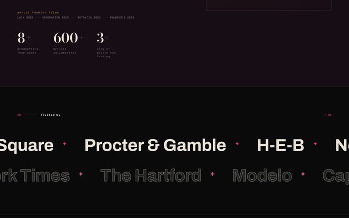 The hannahvarnell.com build, screen 7